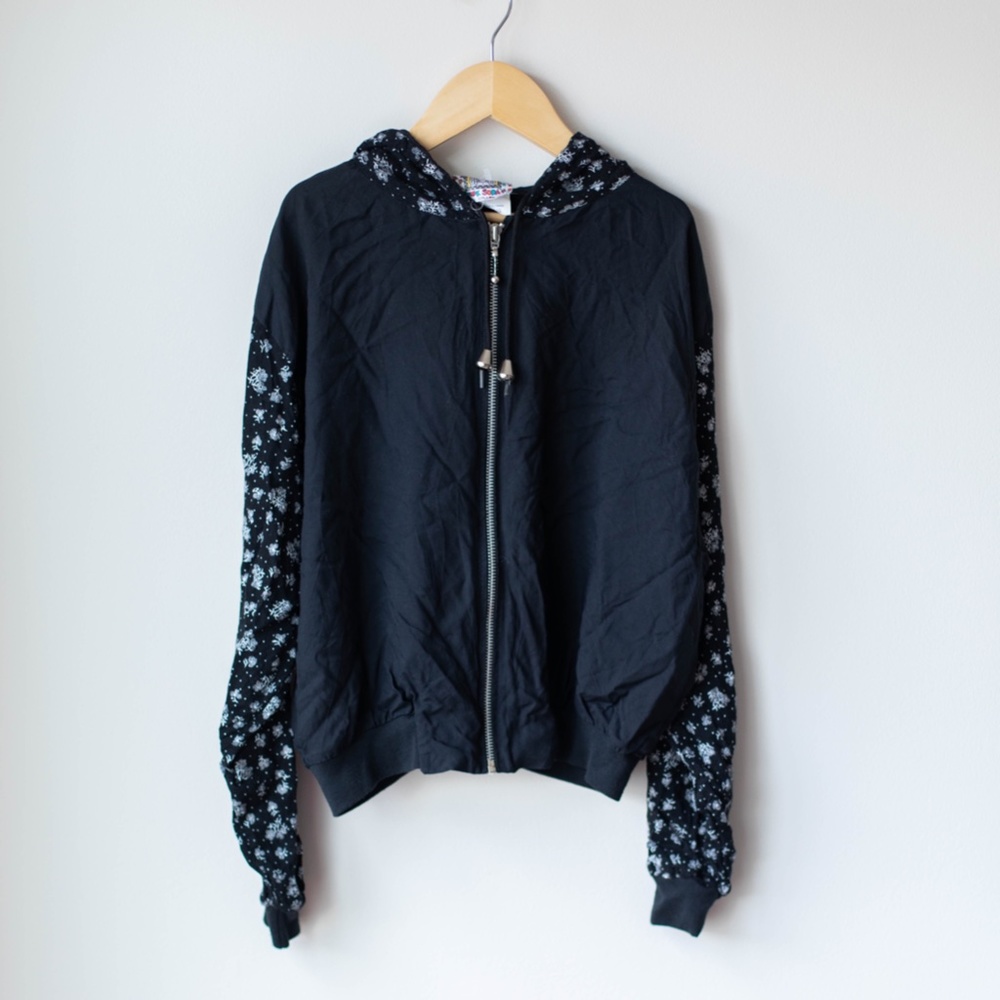 2/$20- VINTAGE floral jacket